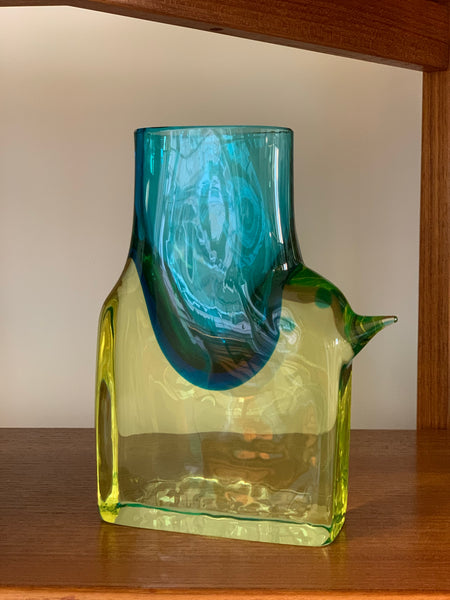 Uranium glass elephant by Antonio da Ros for Cenedese
