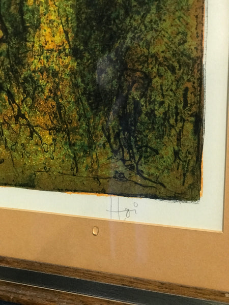 Limited edition signed lithograph