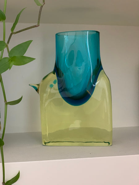 Uranium glass elephant by Antonio da Ros for Cenedese