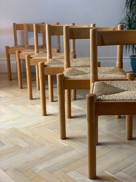 Carimate dining chairs for Cassina c. 1960s