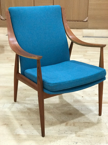 Peter Hvidt and Orla Mølgaard-Nielsen FD146 mid-century teak armchairs