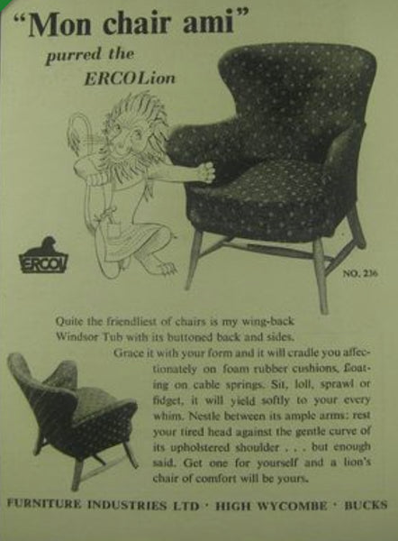 1950s Ercol 236 ‘tub’ chair