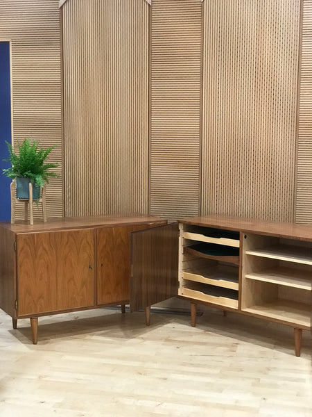 Carlo Jensen for Hundevad & Co, small Danish mid-century cabinets
