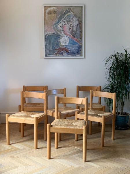Carimate dining chairs for Cassina c. 1960s
