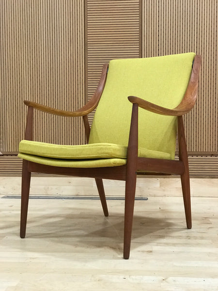 Peter Hvidt and Orla Mølgaard-Nielsen FD146 mid-century teak armchairs