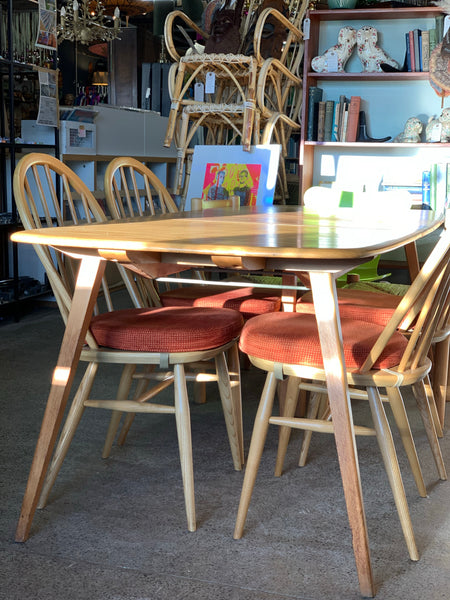 Mid century Ercol Grand Windsor extending table
