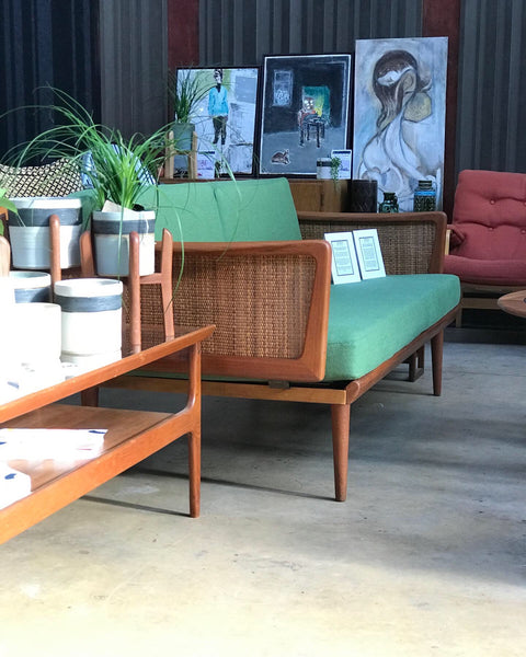 Peter Hvidt and Orla Molgaard-Nielsen FD453 mid-century daybed sofa • 50s • 60s