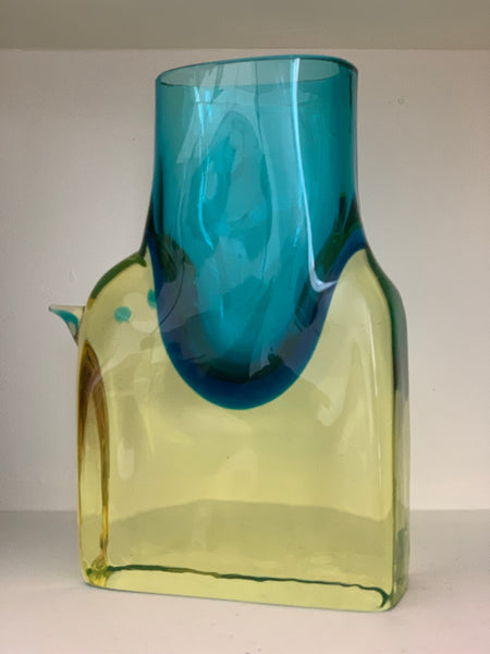 Uranium glass elephant by Antonio da Ros for Cenedese