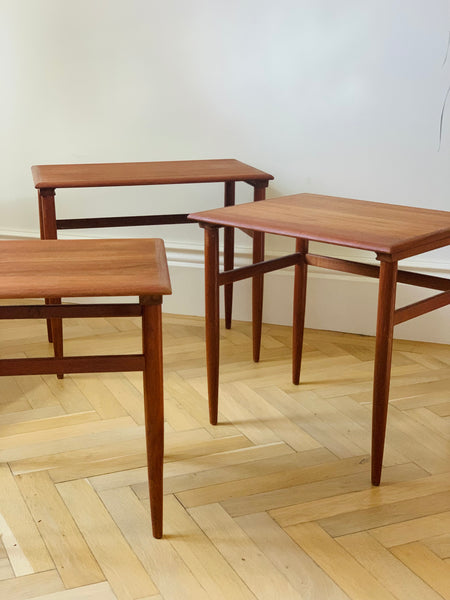 Kai Kristiansen nest of teak tables