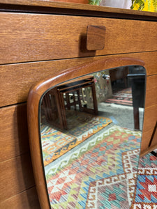 Teak mirror