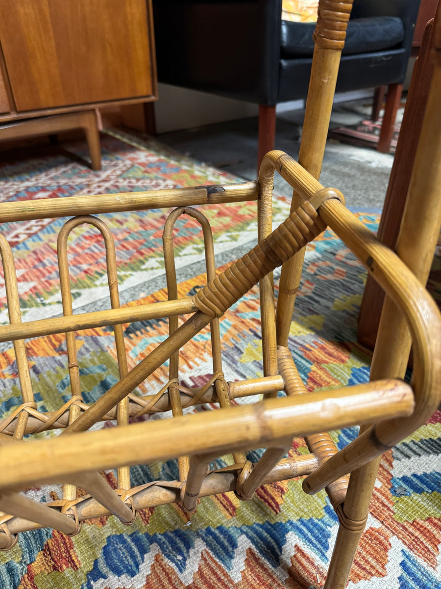 Bamboo and glass magazine rack – Etch Interiors