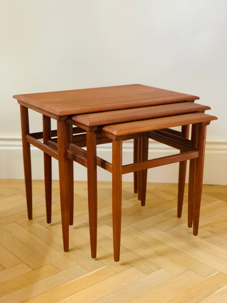 Kai Kristiansen nest of teak tables