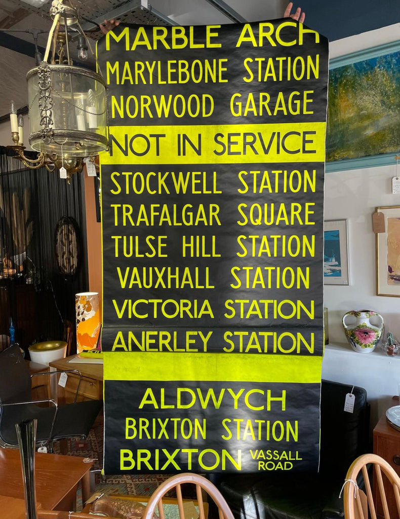 London bus blinds – Etch Interiors