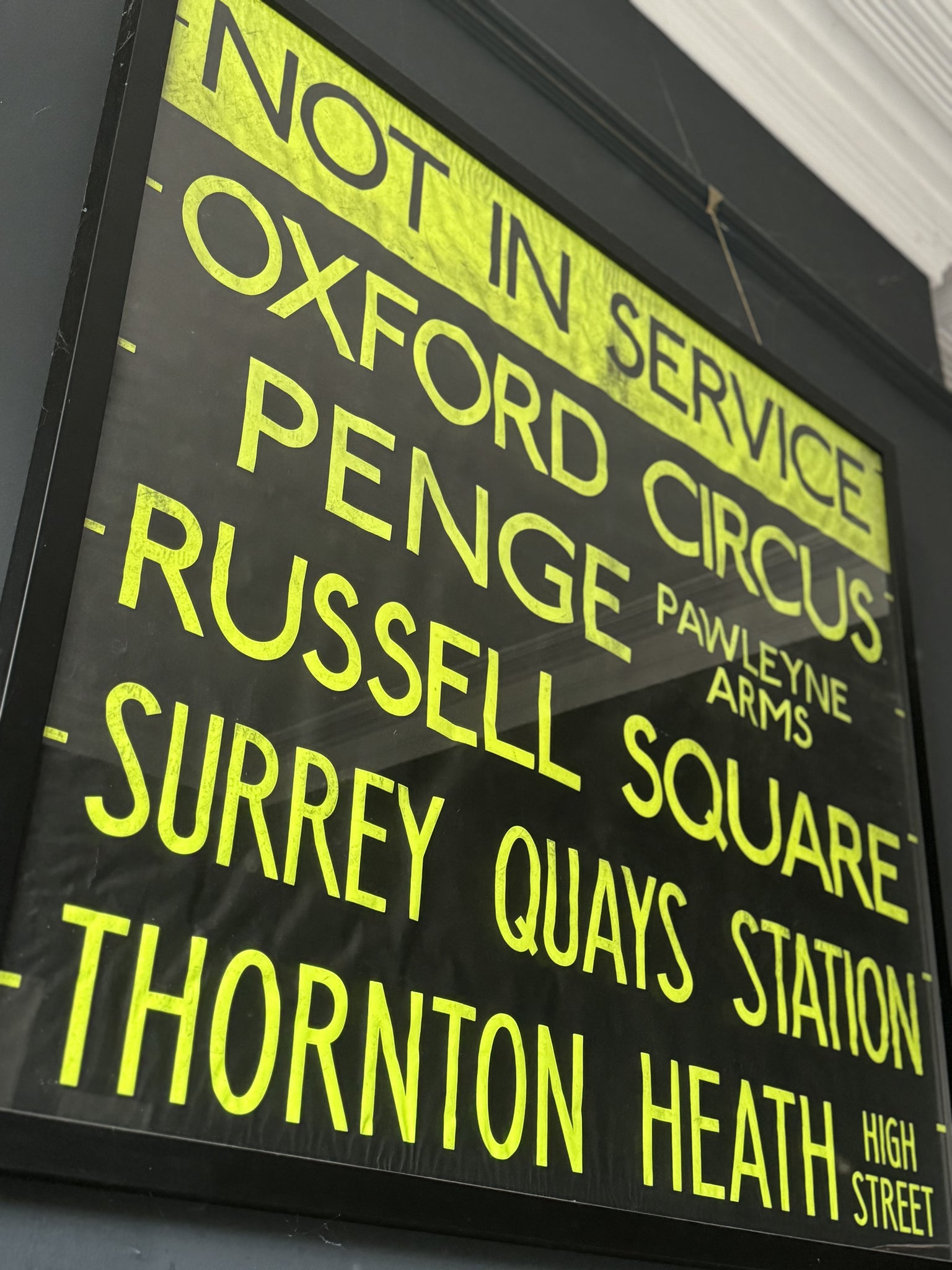 London bus blinds – Etch Interiors