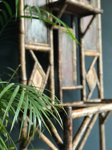 Antique Edwardian bamboo hallstand