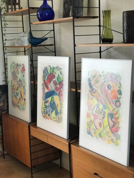 Triptych of original paintings