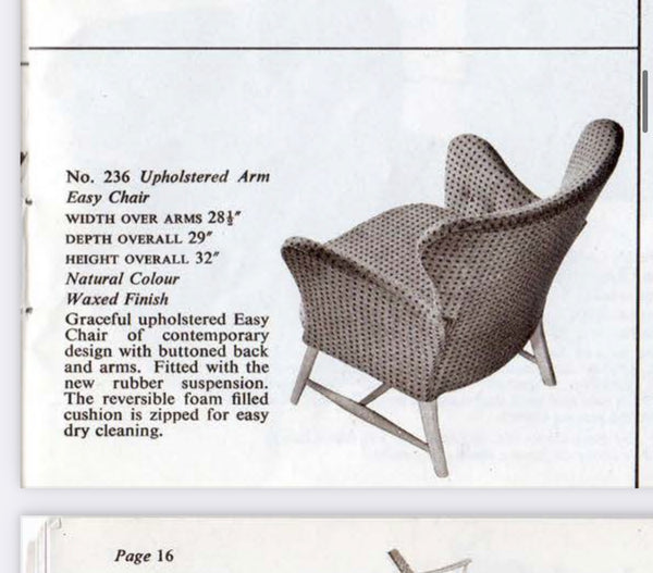 1950s Ercol 236 ‘tub’ chair
