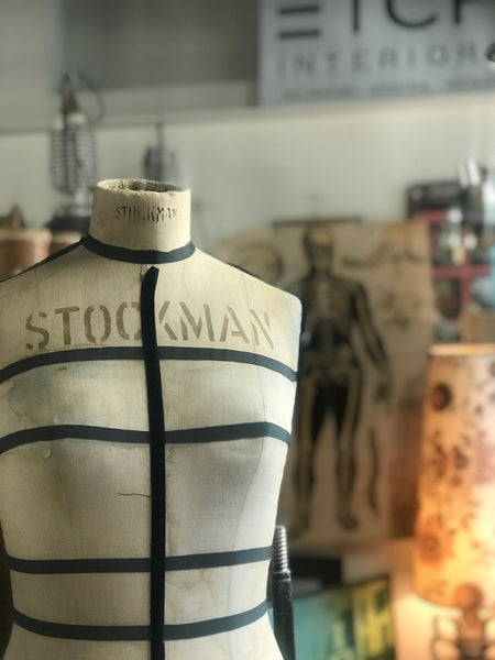 Vintage female Stockman Mannequin Tailors Dummy 30s 40s Paris London